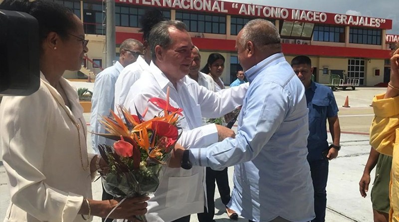 Diosdado Cabello llegó a Cuba para fortalecer vínculos políticos