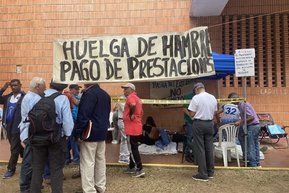 Tras huelga de hambre, la CVG empezó a pagar prestaciones a jubilados