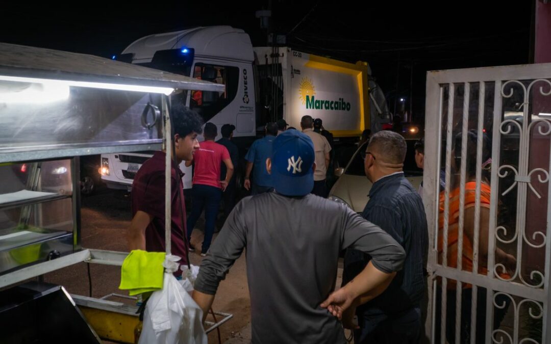 Así vivieron los vecinos de 56 sectores Cristo de Aranza su primera jornada de la recolección bisemanal de la Alcaldía de Maracaibo