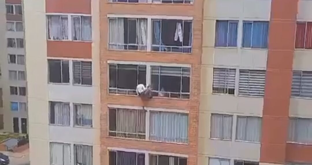 ¡Asustada! Mujer venezolana cayó de un edificio tras temblor en Bogotá