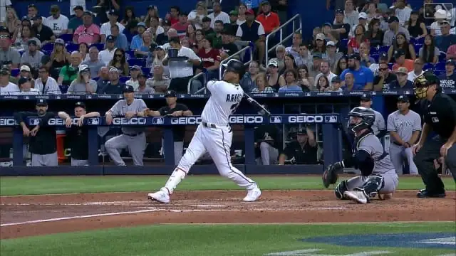 ¡TALENTO VENEZOLANO! Luis Arráez impulsó la remontada de los Marlins de Miami