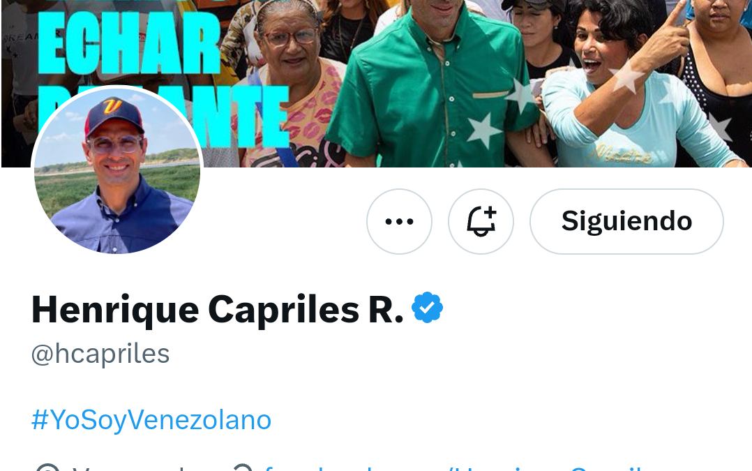 TWITTERAZO: @hcapriles cuestiona a Maduro «¿Cuál crecimiento económico? ¡Maduro no se cansa de mentir!»