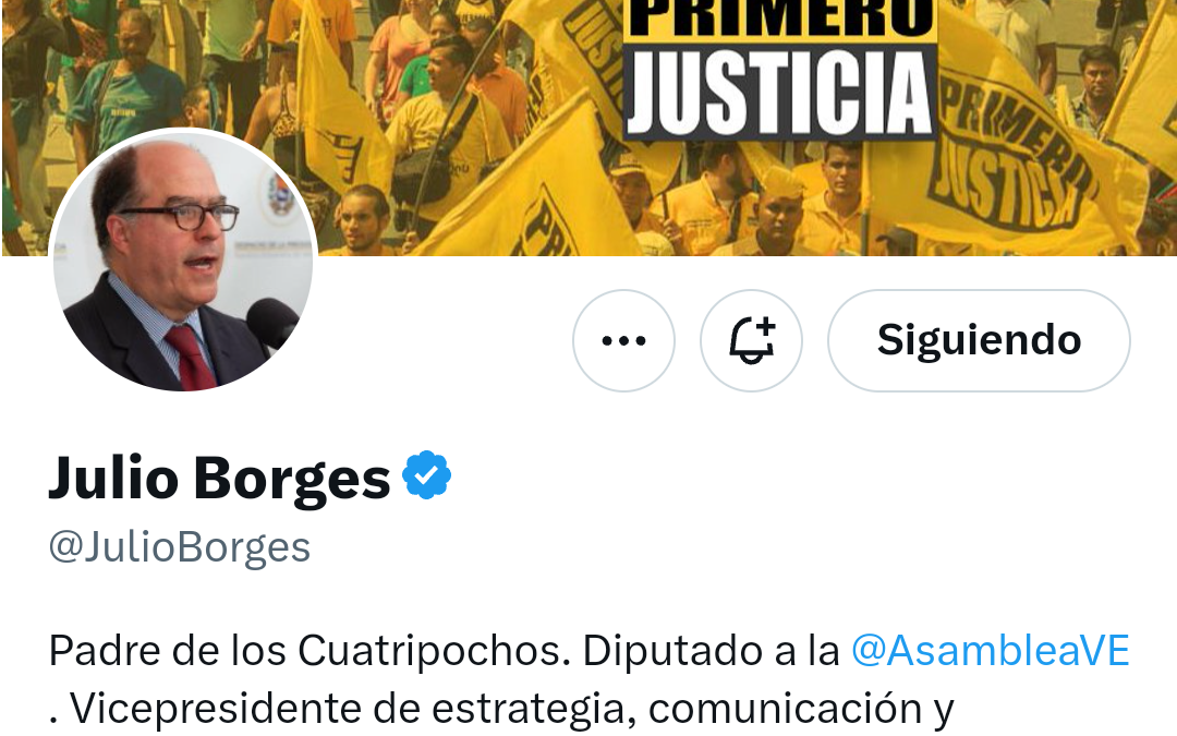 TWITTERAZO: @JulioBorges «expansión del régimen de Irán en la región continúa de la mano de Maduro»