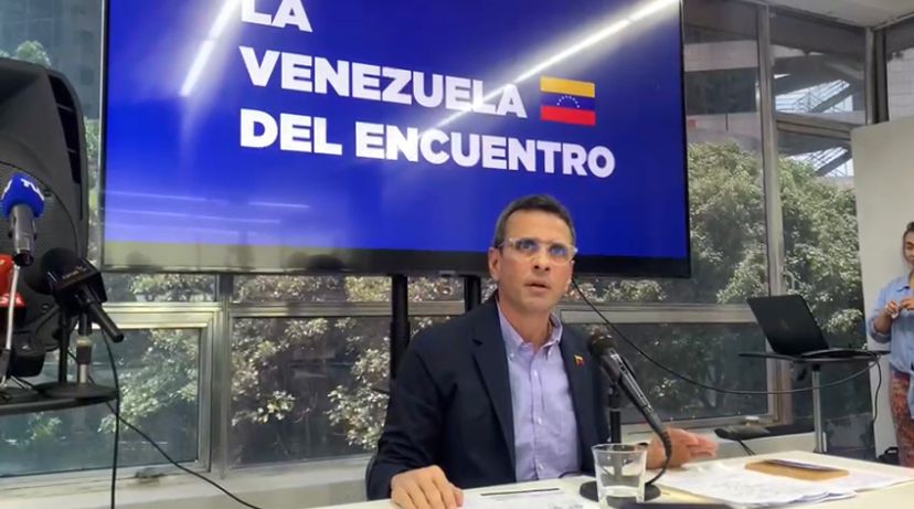 Capriles señala que probablemente el nuevo CNE no será elegido sin militancia partidista