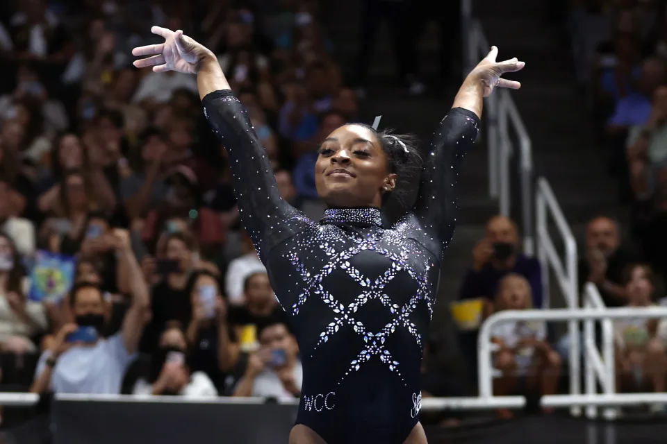 ¡VOLVIÓ CON TODO! Simone Biles consiguió su octavo título nacional y rompió récord