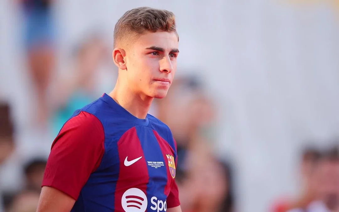 Fermín López fue renovado hasta 2027 en el Barcelona con una cláusula de rescisión de 400 millones