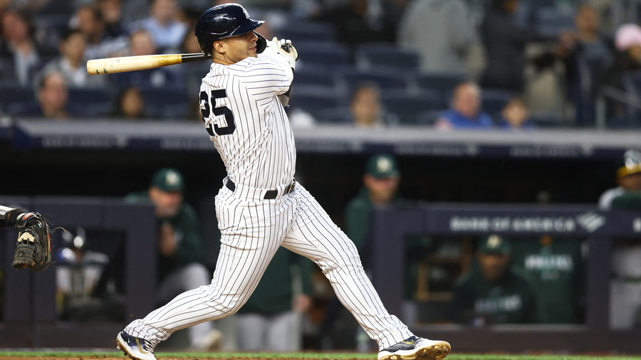 ¡IMPARABLE! Gleyber Torres conectó su tercer jonrón seguido para los Yankees