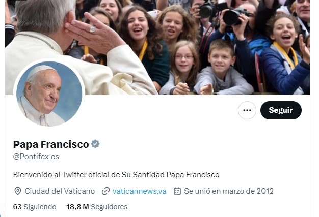 TWITTERAZO: @Pontifex_es pide «cesar la instrumentalización de las religiones para incitar al odio»