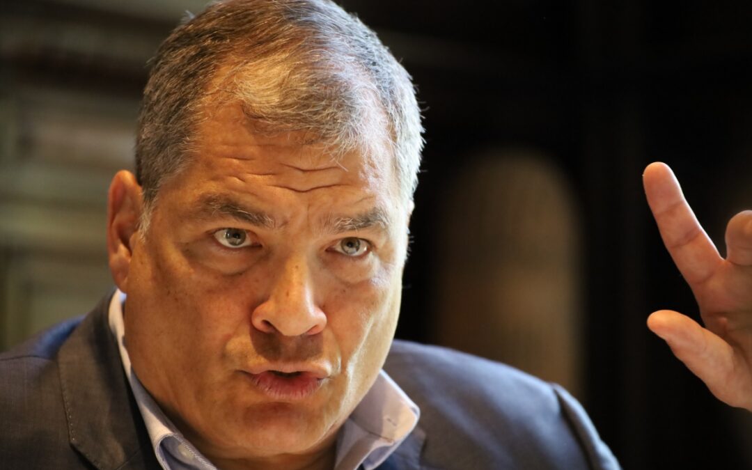 Lo que dijo Rafael Correa tras asesinato de candidato presidencial en Ecuador