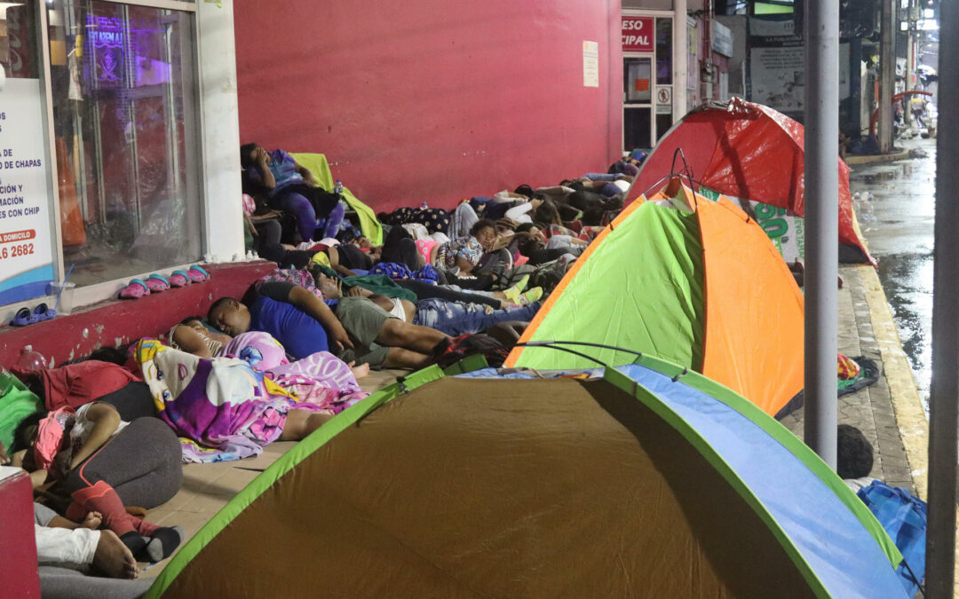 Más de 5 mil migrantes piden registro fiscal en frontera sur de México