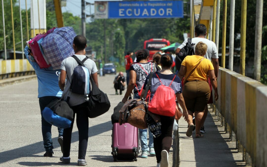 Venezolanos en Ecuador temen a la inseguridad y a la crisis política de ese país