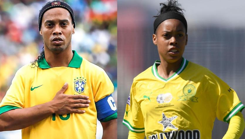¡VIRAL! Futbolista sudafricana es idéntica a Ronaldinho (FOTOS)