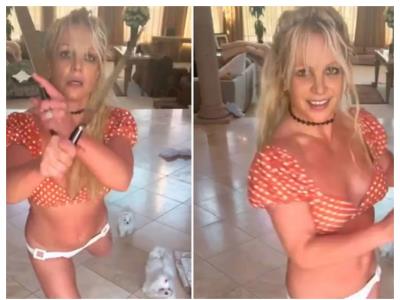 La policía en casa de Britney Spears tras llamado por video con los cuchillos