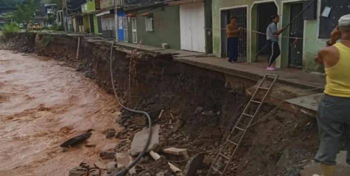 Al menos 89 viviendas sufrieron pérdida total por las fuertes lluvias registradas en Táchira