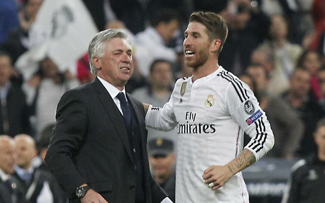 Las emotivas palabras de Carlo Ancelotti para Sergio Ramos: “Si hoy estoy aquí es por él”