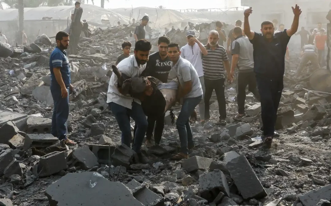 Más de 1.200 muertos en Israel y 1.055 en Gaza en el quinto día de guerra