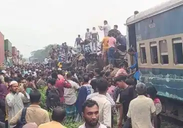 ¡TRAGEDIA! Accidente de tren en Bangladesh dejó 17 muertos