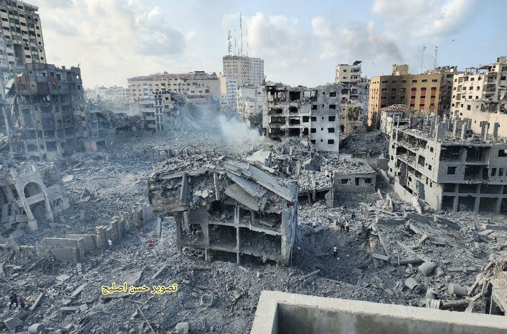 ¡ESCALOFRIANTE! Así se ve la Franja de Gaza en el cuarto día de guerra entre Israel y Hamás (FOTOS)