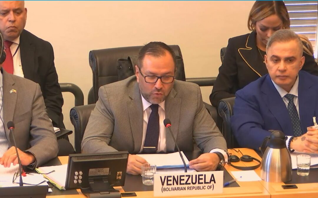 Canciller venezolano aseguró al comité de DD.HH. de la ONU que los inhabilitados «pueden participar en elecciones»