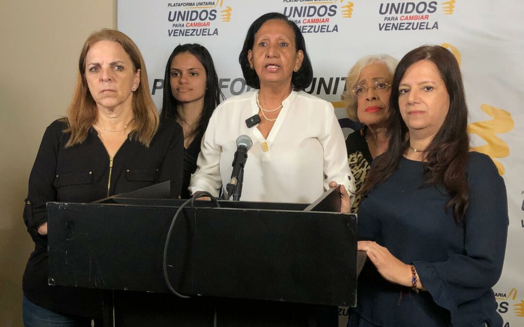 Mujeres de la Plataforma Unitaria Democrática llaman a votar en la Primaria por el futuro del país