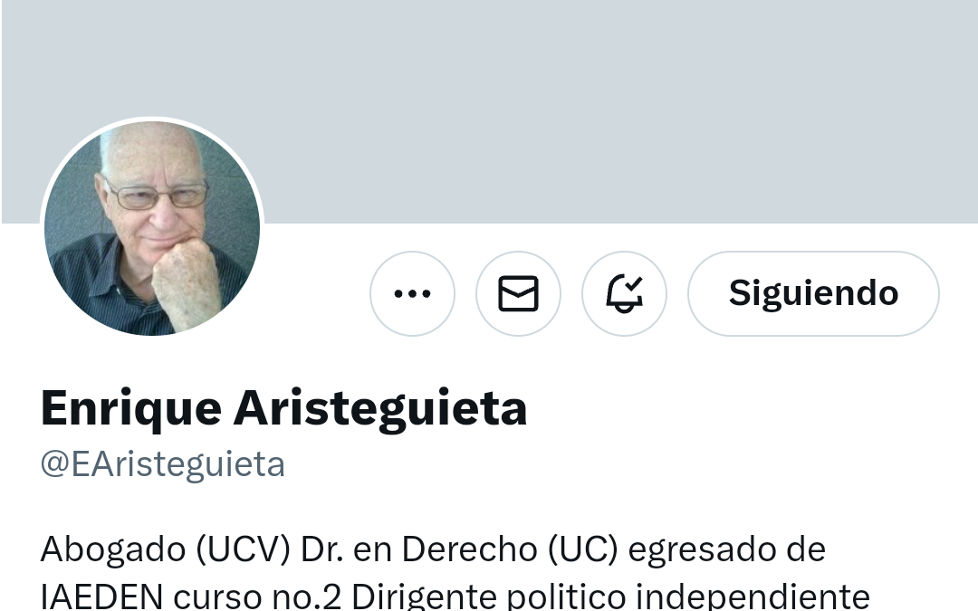 TWITTERAZO: @EAristiguieta «No se que irán a firmar los gringos con Maduro, pero se equivocan si creen que el de aquí va a actuar de buena fe»