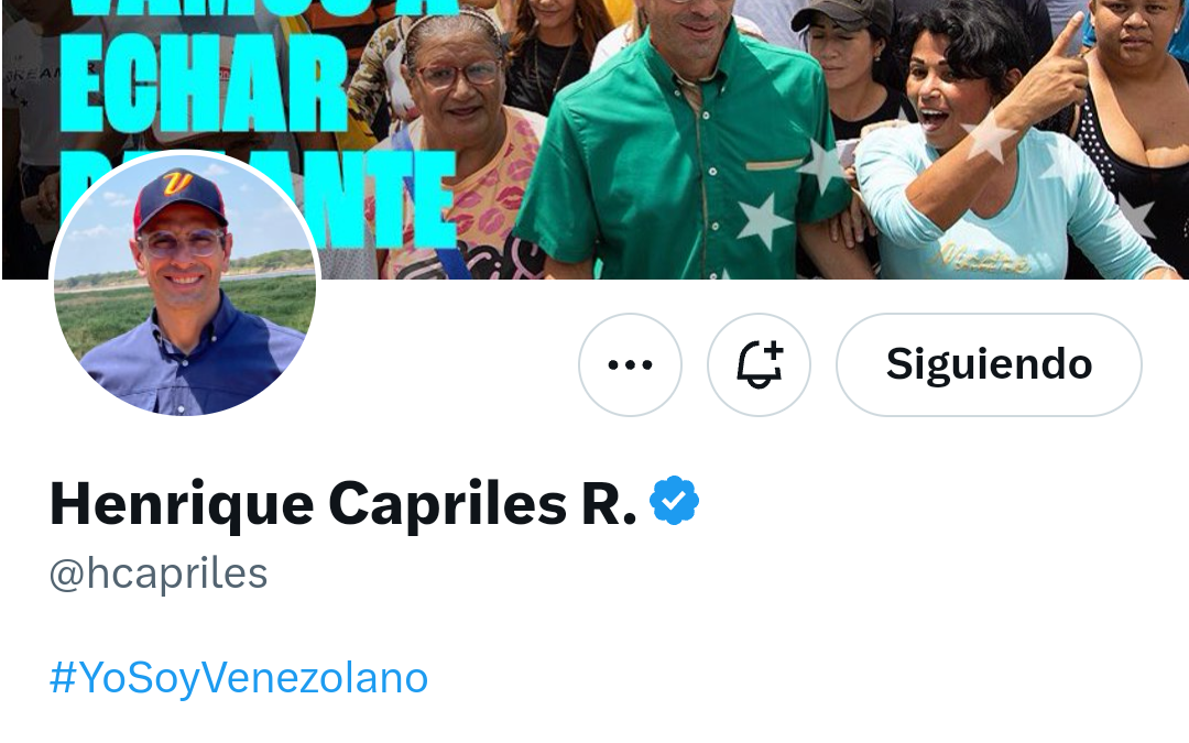 TWITTERAZO: @hcapriles sobre liberación de presos políticos «son pasos en la búsqueda de que se acabe la persecución y haya justicia»