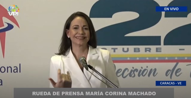 María Corina Machado es proclamada candidata opositora a la Presidencia