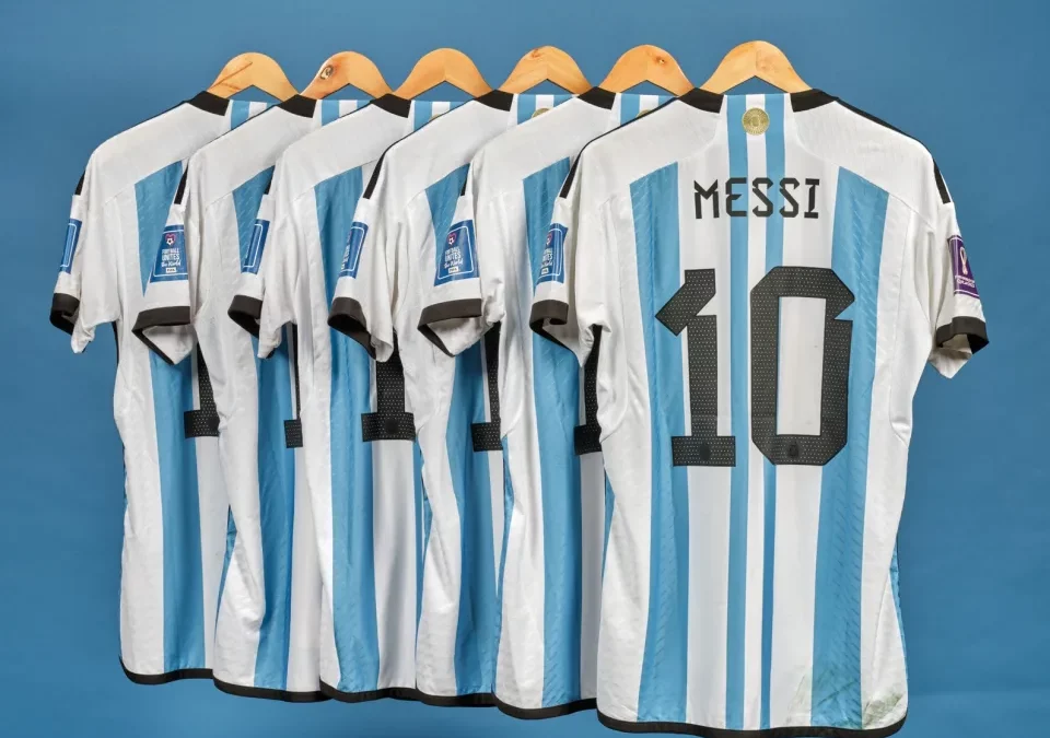 ¡EXCLUSIVAS! Subastan las camisetas que usó Messi en Qatar por $10 millones