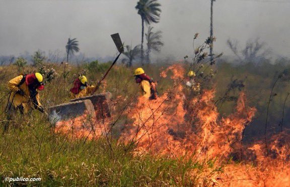 Gobierno envía otros 46 expertos a Bolivia para el combate de incendios forestales