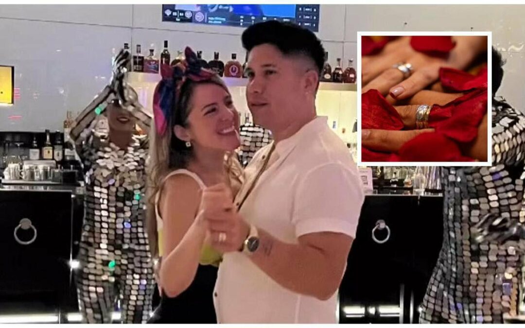 ¡SE LANZÓ AL AGUA! Chyno Miranda se casó con Astrid Falcón