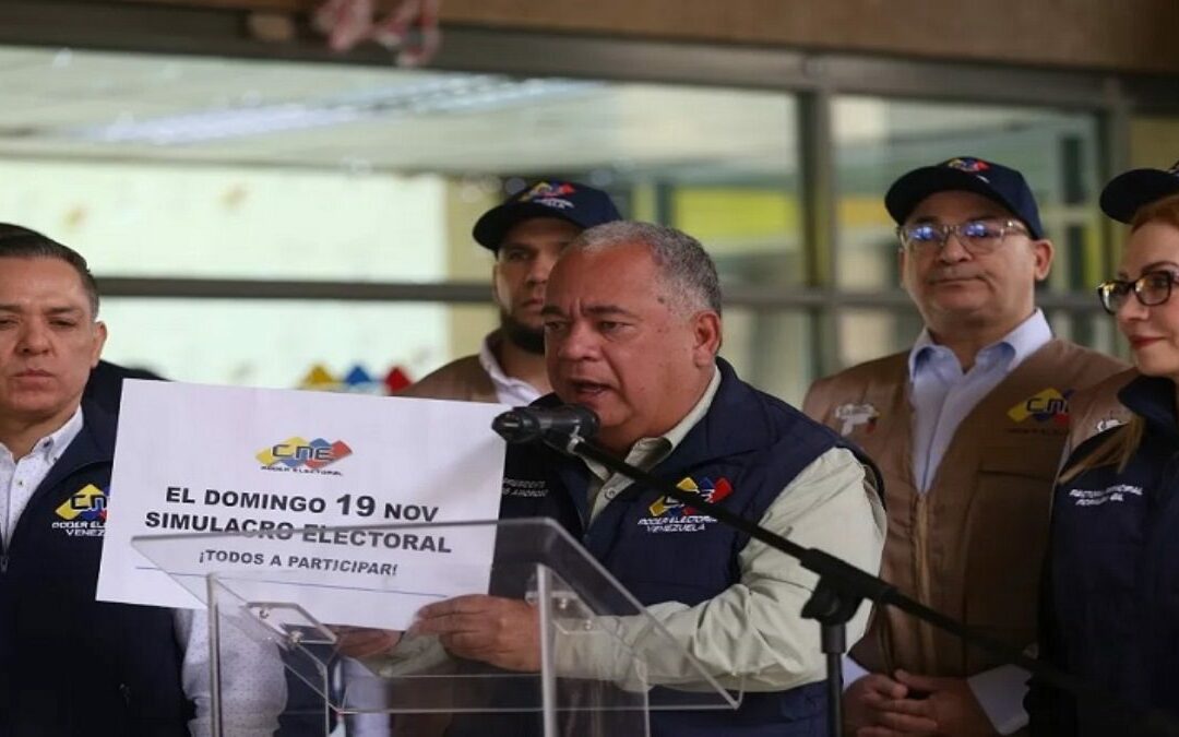 CNE asegura que en el simulacro se «triplicó» la participación