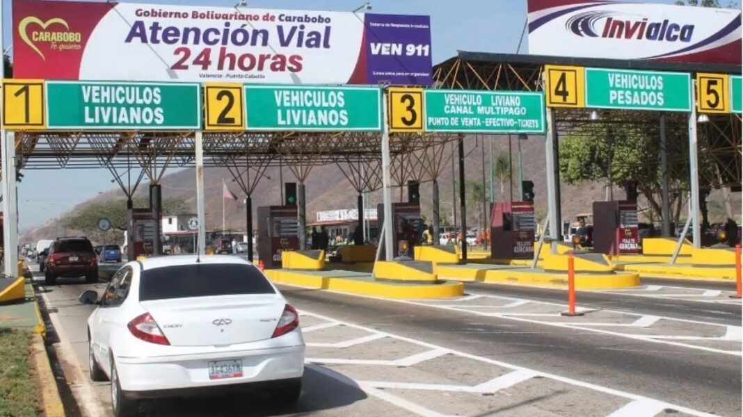 Aumentarán tarifas de peajes a partir del 28 de noviembre