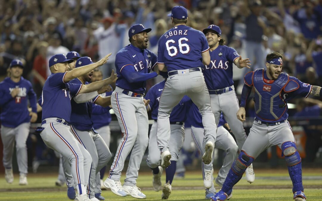 Los Rangers de Texas conquistaron su primera Serie Mundial