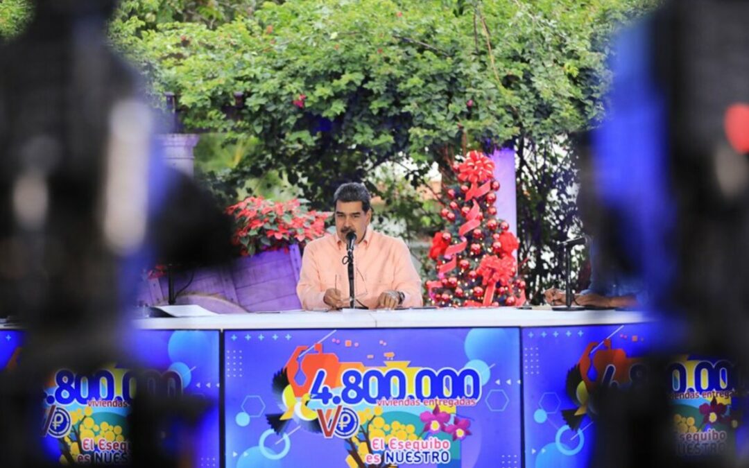 “Llega la Gran Misión Vivienda Venezuela al territorio Esequibo”, anunció Maduro