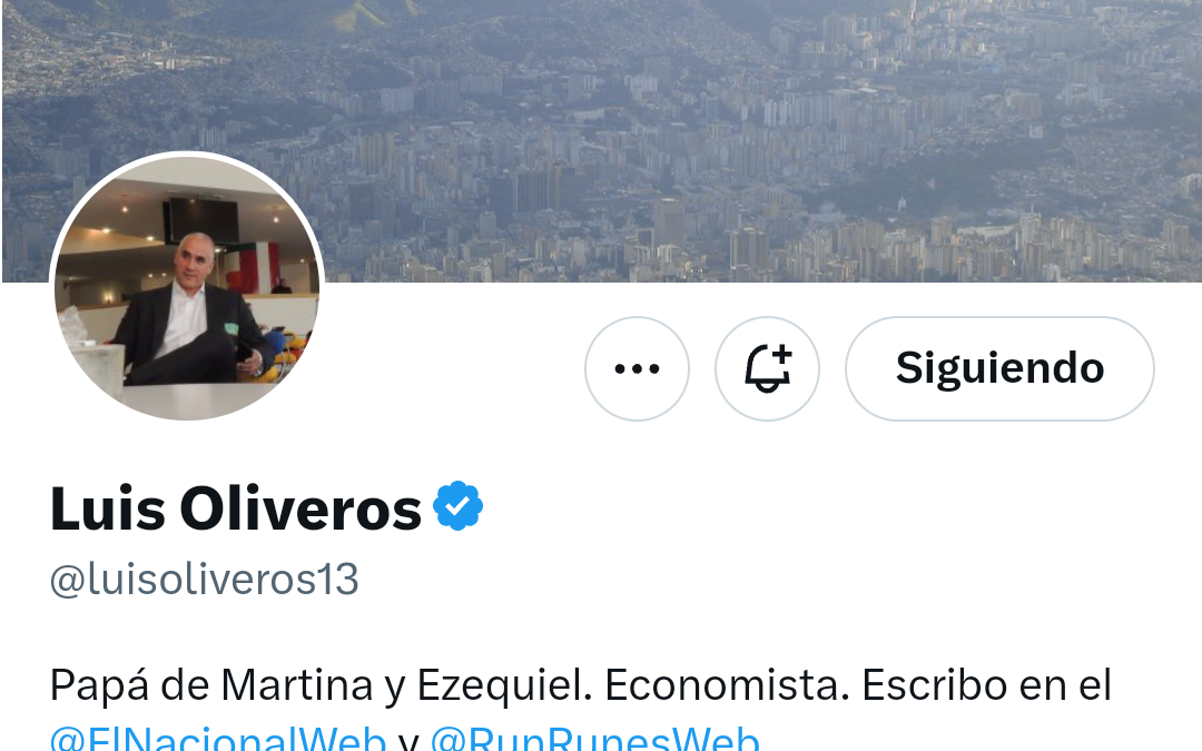 TWITTERAZO: @luisoliveros13 «Ojalá le vaya bien a Milei, porque le irá bien a Argentina y a la Región»