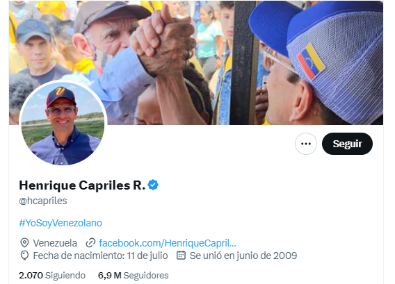 TWITTERAZO: @hcapriles sobre el concierto en La Carlota: «Este Gobierno también pasará a la historia como el más corrupto»