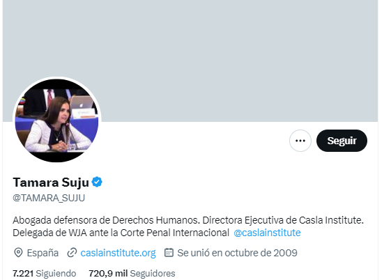 TWITTERAZO: @TAMARA_SUJU sobre Tarek William Saab: «el defensor de los Crimines de Lesa Humanidad que comete la Tirania»