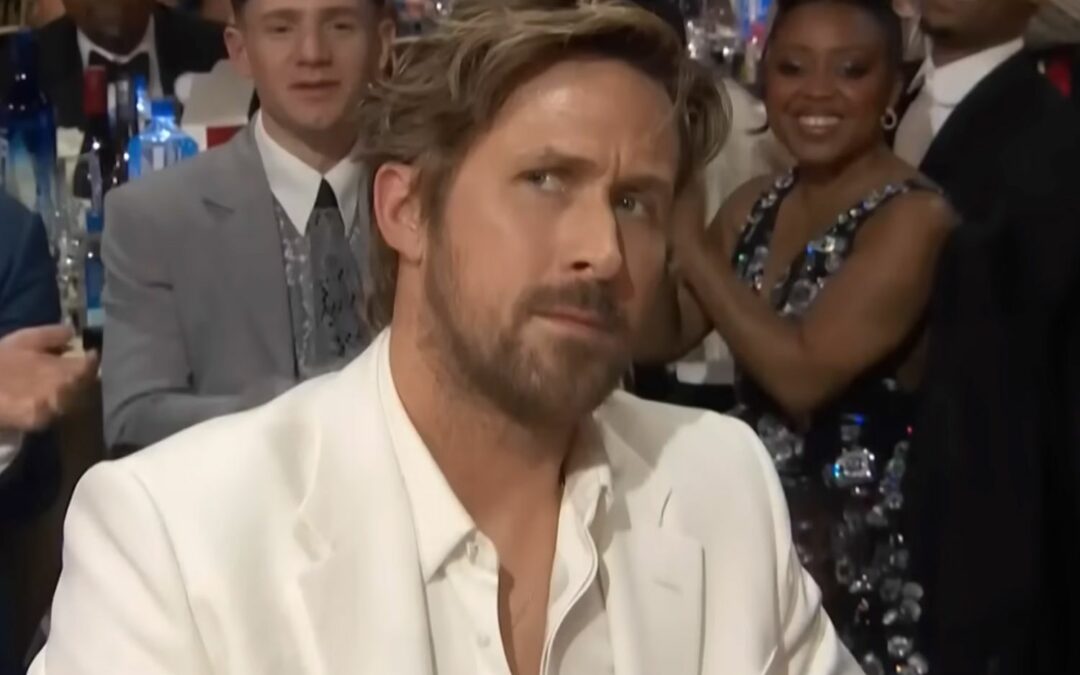 ¡INCRÉDULO! La expresión de Ryan Gosling cuando se enteró que “I’m Just Ken” ganó Mejor Canción en los Critics Choice Awards (VIDEO)
