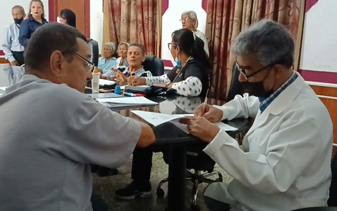 Clezulia atendió con jornada médica integral a sus jubilados y pensionados