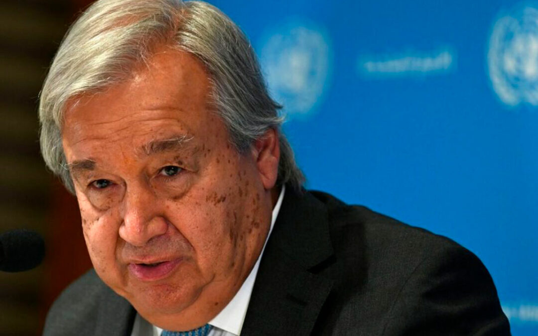 Jefe de la ONU alerta: «Nuestro mundo ha entrado en una era de caos»