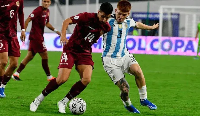 Vinotinto Sub 23 rescata el empate ante Argentina sobre el final
