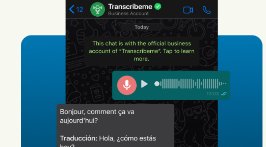 ¡Atención! Ya no hace falta oír un audio de WhatsApp para saber lo que dice: nueva herramienta