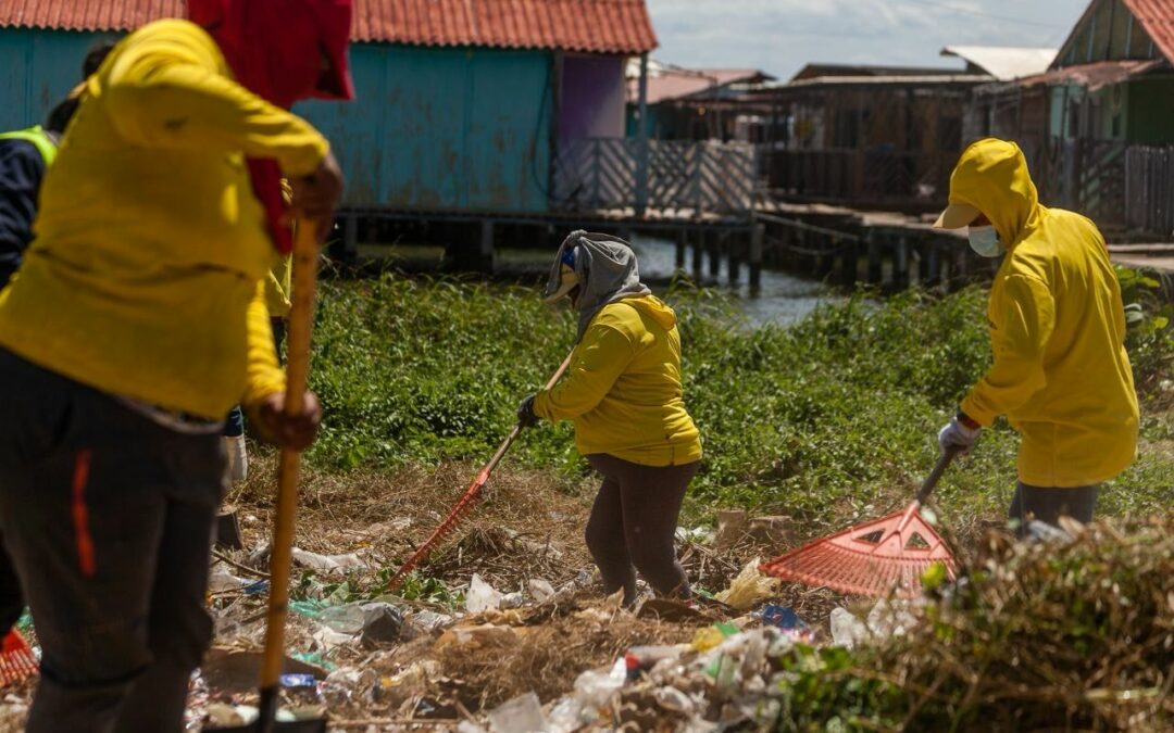 117 toneladas de desechos plásticos retiró la Alcaldía de Maracaibo del parque Vereda 2 y Santa Rosa de Agua