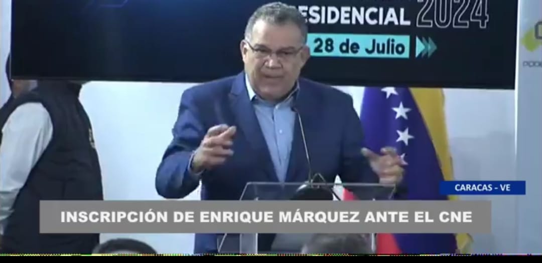 Enrique Márquez: “La gente quiere un cambio y lo quiere desesperadamente”