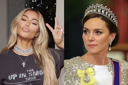 El comentario de Kim Kardashian sobre Kate Middleton que despertó una ola de críticas