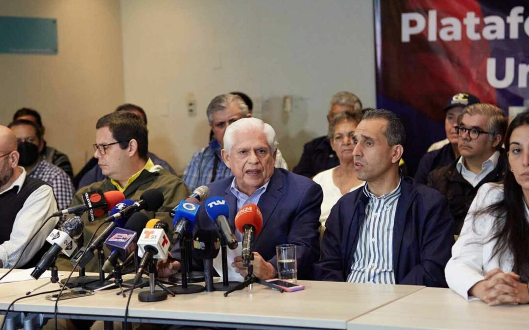 Informan que Plataforma Unitaria solicitó reunión con María Corina Machado para «evaluar escenarios»