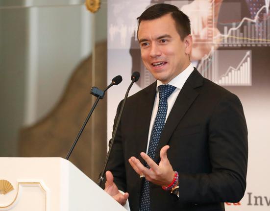 Daniel Noboa lidera la lista de popularidad de los presidentes suramericanos