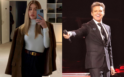 ¡FELICES! Michelle Salas comparte primera foto con su papá, Luis Miguel (FOTO)