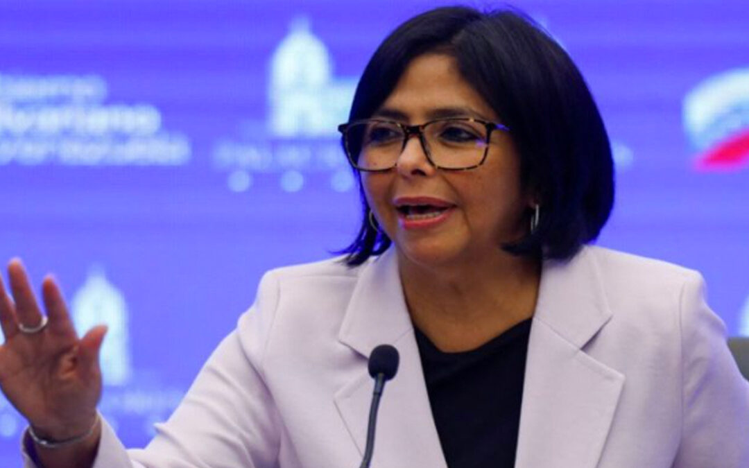 Delcy Rodríguez: El sector comercio creció 4% el año pasado frente a 2022