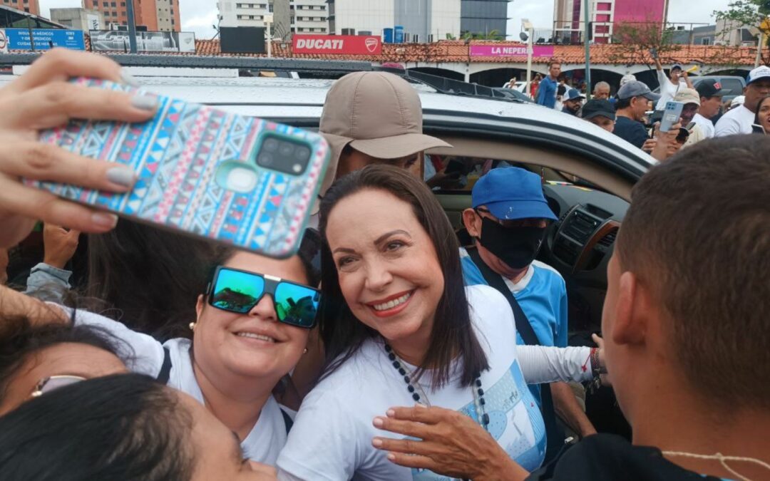 Machado desde Barquisimeto: “Es difícil describir lo que está pasando en Venezuela”